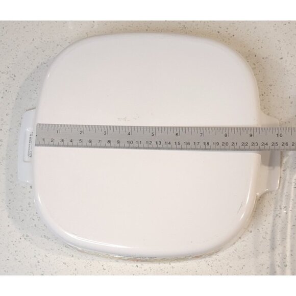 Corning Ware Spice of Life Le Romarin 10x10x2 Casserole Dish A-10 B with lid - Picture 14 of 14